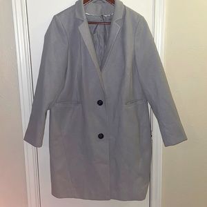 Marks and Spencer Women’s longline grey coat